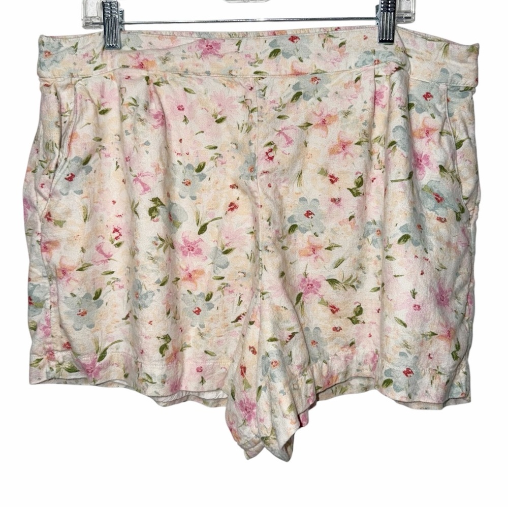 Abercrombie & Fitch Floral Pastel Cotton Shorts